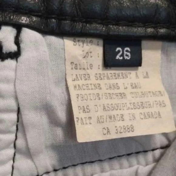 Vintage Wash & Wear  Genuine leather pants - Picture 7 of 8